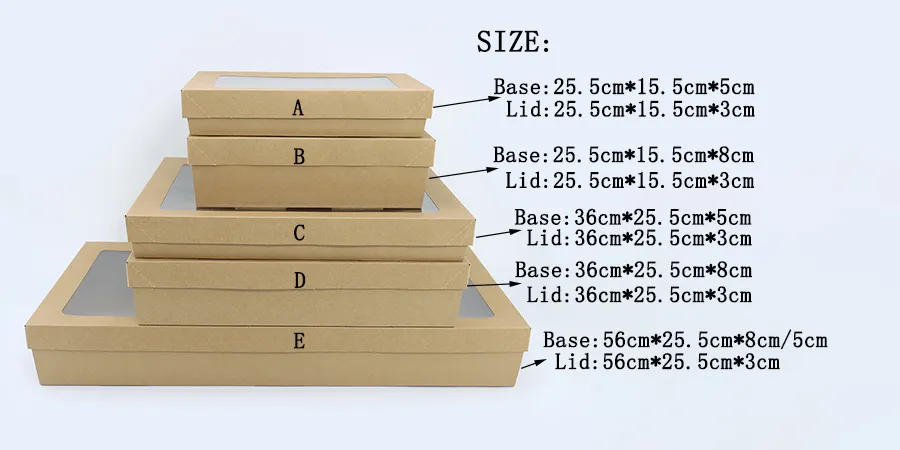 High-Quality Environmental Protection Can Be Customized Snack Dessert Box