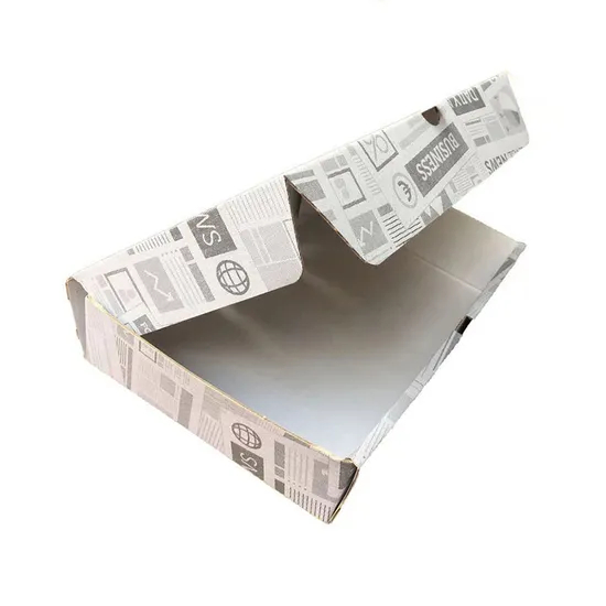 Biodeqradable The Fine Friedfish Box Hiqh Quality Fish and Chips Paper Box Fast Food Packaging