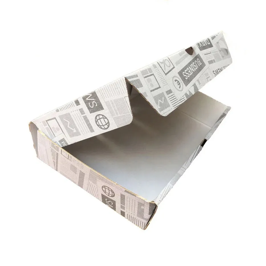 Biodeqradable The Fine Friedfish Box Hiqh Quality Fish and Chips Paper Box Fast Food Packaging