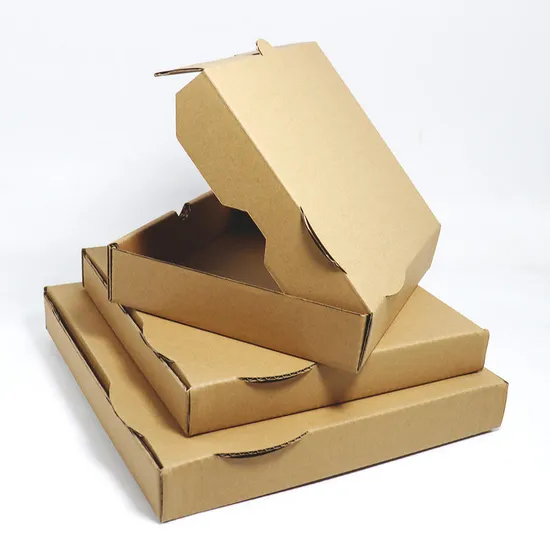 Wholesale Corrugated Pizza Boxes B-Flute High Quality Custom Biodegradable Pizza Box Supply Delivery Pizza Box