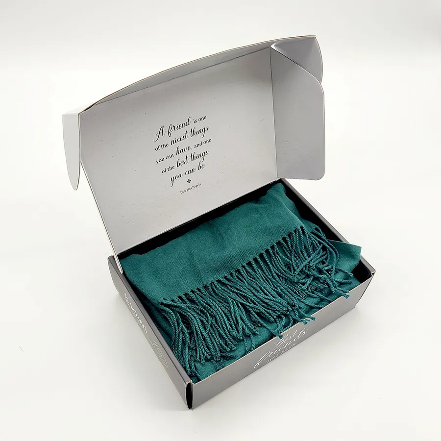 Waterproof and Oilproof Gift Box Packaging Biodegradable Thickened Cowhide Packaging Box