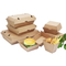 New Design Biodegradable Paper Box for Burger Kraft Paper Burger Box Personalized Burger Box