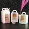 Cup Cake Box with Transparent Window White Cardboard Cake Box Colorful Paper Cake Box