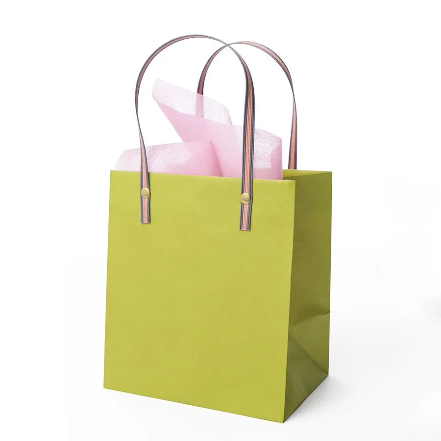 Custom Printed Laminated Shopping Gift Packaging Paper Bag with Logo