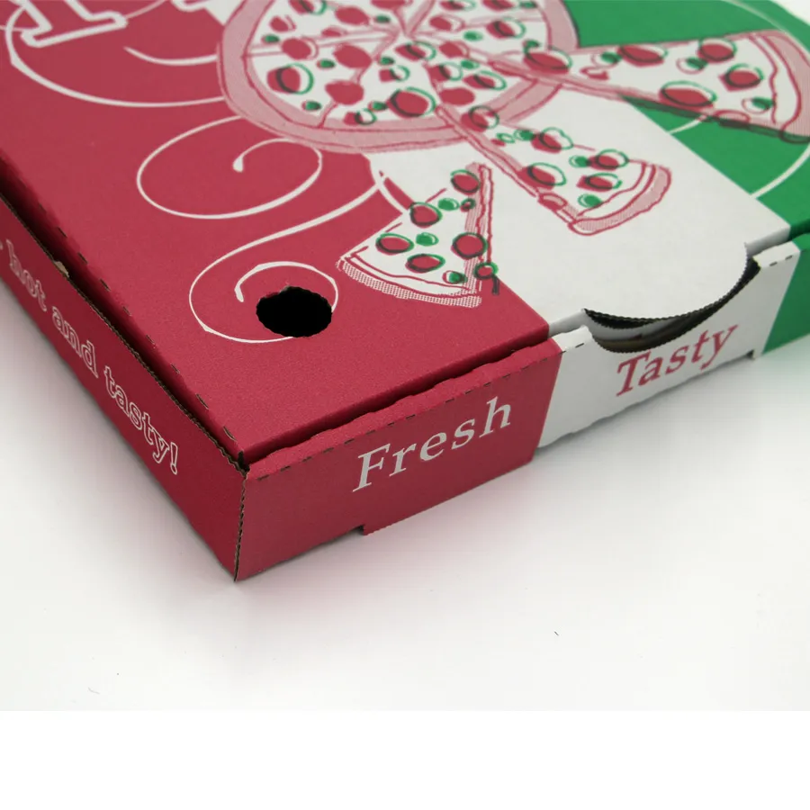 Wholesale Custom Pizza Box Custom Print Pizza Packing Box 12 Inch Paper Pizza Togo Box