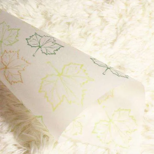 Wholesale Recyclable Cheap Custom Wrapping Paper Food Packaging Oil-Proof Paper