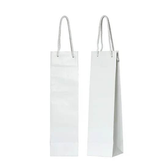 Customized Brown Recyclable Kraft Paper Bag Logo Printing Long Custom Size Packaging Paper Bag