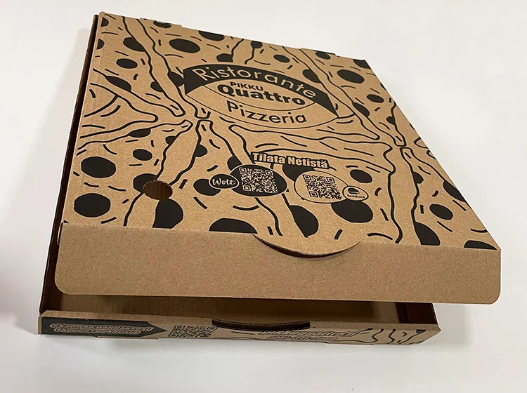 Cheap Customized Recyclable Corrugated Paper Pizza Box for Packing