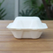 Factory Wholesale Bio-Degradable Bagasse Bento Box Sugar Cane Box for Burger Takeaway Packaging