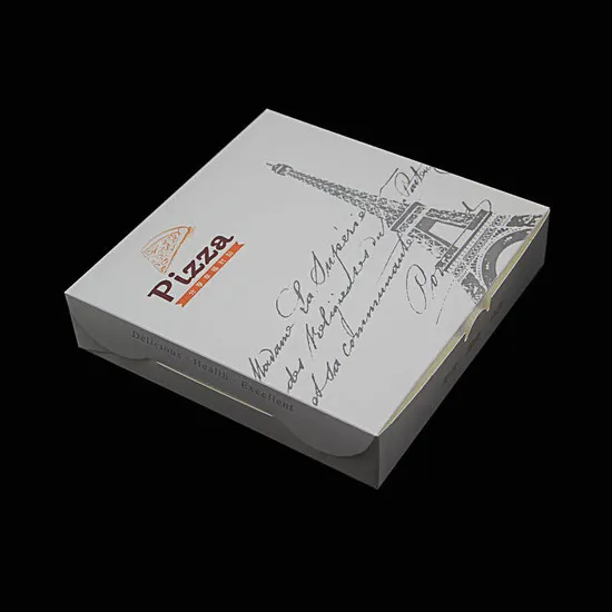 Wholesale7 9 11 13 15 Inch Pizza Box Custom Pizza Takeaway Box Factory Supply Packing Box