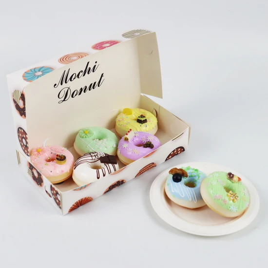 Cake Paper Packaging Muffin Bakery Swiss Roll Dessert Sweet Pastry Cupcake Box