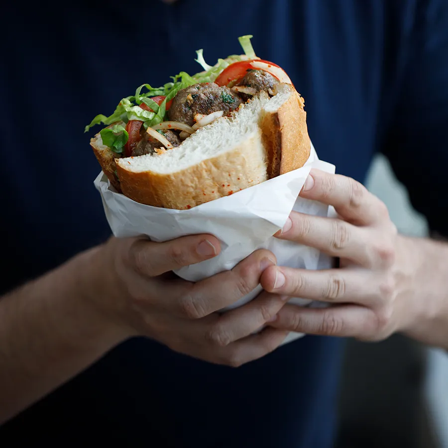 Fast Food Wrapping Packaging Hamburger Wrapper Burger Wrap Greaseproof Sandwich Coated