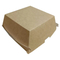 Biodegradable Corrugated Kraft Box Customized Hamburger Paper Box Disposable Cardboard Burger Boxes Greaseproof