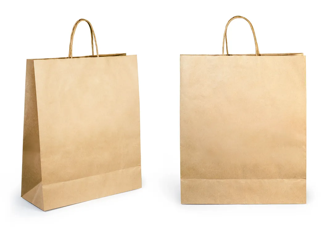 Paper Bag Custom Printed Kraft Paper Bags Recyclable Shopping Clothing Gift Bag Food Take Away with Your Own Logo
