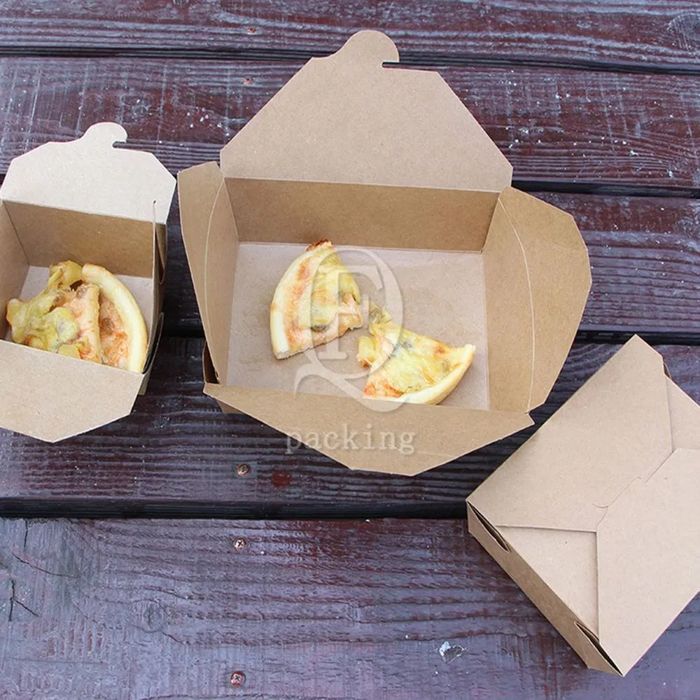 Easy Carry Partition Design Customized Paper Snack Box for Snacks