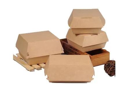 Anti-Squeeze Oil-Proof Customized Hot Dog Hamburger Burger Box for Convenience Stores