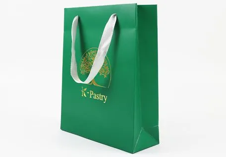 Sustainable Oil-Proof Customized Colorful Paper Shopping Bag for Shoe Packaging
