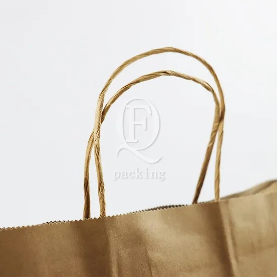 Sustainable Oil-Proof Customized Printed Paper Shopping Bag for Stationery