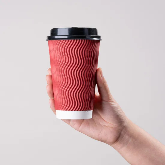 Wholesale High Quality Colorful Double Wall Coffee Cups Custom Paper Cup Coffee Hot Drink Paper Cup
