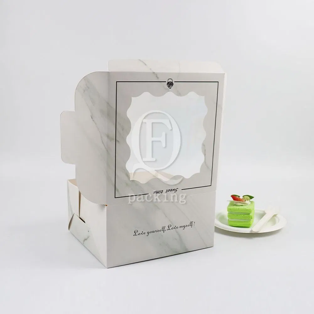 Moisture-Proof Compression-Resistant Customized Custom Printed Cheese Cake Box for Social Dance