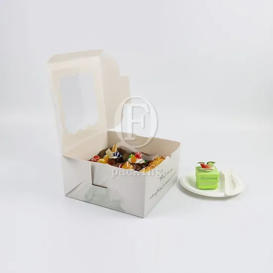 Moisture-Proof Compression-Resistant Customized Custom Printed Cheese Cake Box for Social Dance