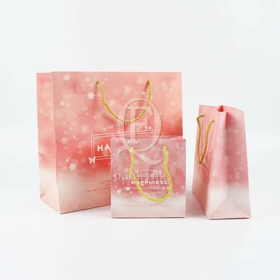 Safe and Hygienic High Temperature Resistance Gift Paper Bag for Catering Takeaway
