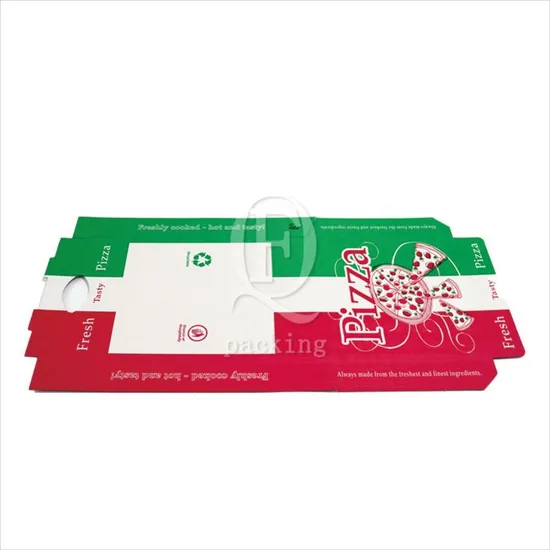 Oil-Proof Coating Compression and Wear Resistance Rectangle Pizza Box for Company Event