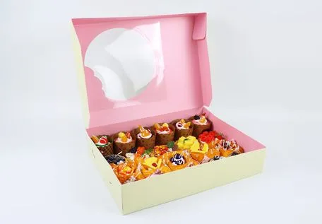 Exquisite High-Quality Printing Customized Packaging Square Cake Box for Club Celebration