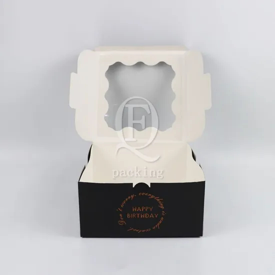 Fashionable Easy to Disassemble Customized Dessert Packaging Cake Box for Gift Giving