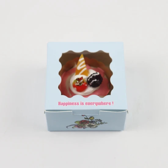 Wholesalelegantsable White Bakery Boxes with Window Pastry Boxes for Donuts Chocolate Strawbyellow Storage Newgshort Sleeve Food