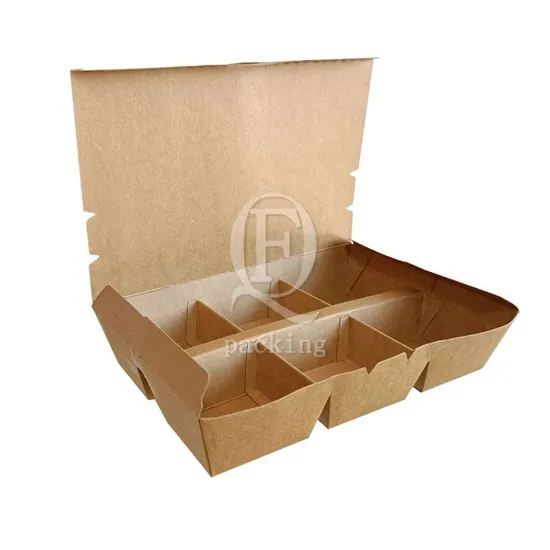 Various Sizes Sturdy and Durable Customized Fold Paper Snack Box for Nuts