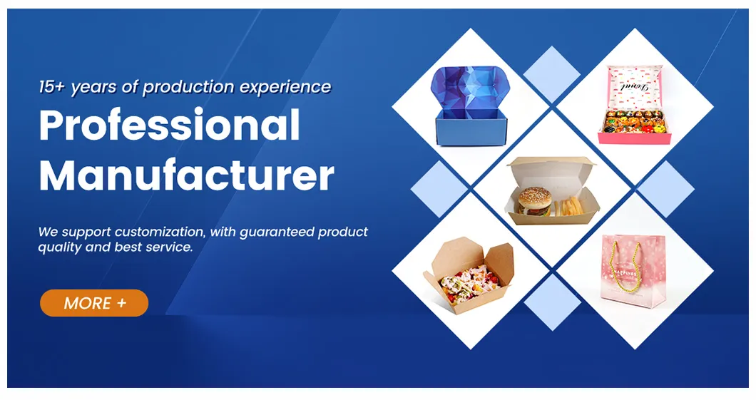 Durable Reasonable Design Customized Food Packaging Boxes for Lunch