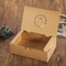 Custom Side Disposable Food Container Waterproof Bento Salad Box Kraft Paper Box for Food