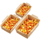 Disposable Kraft Paper Lunch Box Rectangular Paper Bowl Degradation Lunch Box Light Food Meal Protection to-Go Box