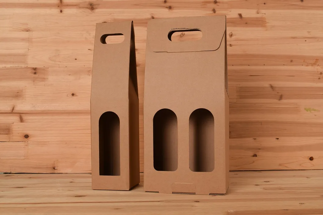 Factory Custom Sealing Food Sandwich Bakery Packaging Takeaway Kraft Paper Bag with Handle