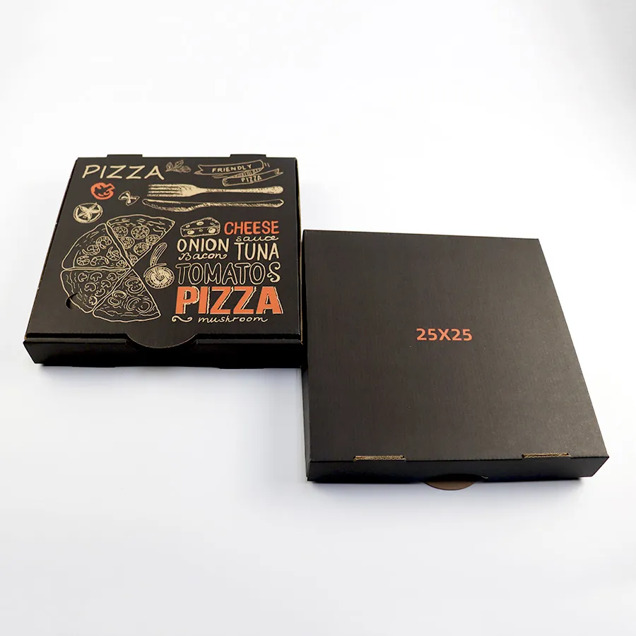 Pizza Box Wholesale Cheap Paper Corrugated Box for Pizza Corrugated Cheap Pizza Box