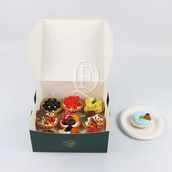 Easy to Carry Reusable Customized Triangle Cake Paper Box for Amusement Park