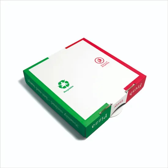 Pizza Box 12′ Kraft Flute Food Packing Pizza Food Packaging Box Pizza Box