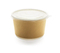 Factory Wholesale Food Grade Safety Eco-Friendly Customized Printing Kraft Paper Salad Packing Bowl PE Coating Soup Cup with Pet Lid