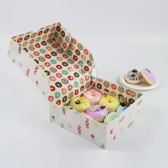 High-End Design Anti-Static Design Paper Swiss Roll Cake Box for Cake Shop