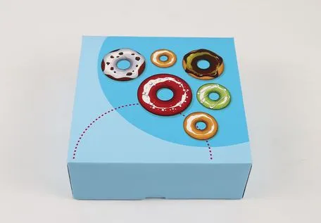 Environmentally Friendly Materials Printable Patterns Customized Kraft Paper Cake Box for Proposal