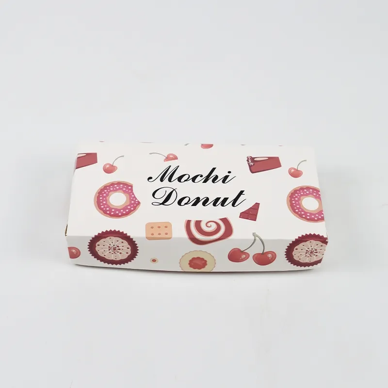 Wholesale Custom Luxury Takeaway Food Sweet Pastry Dessert Cookies Donut Packaging Box