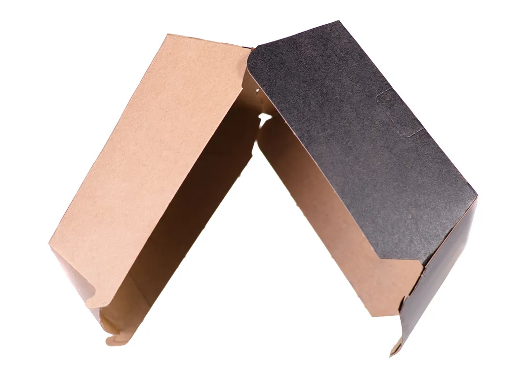 Eco Friendly Paper Hamburger Box Oilproof Leakproof Food Box Lunch and Burgerlunch Box