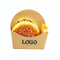 Custom Disposable Food Grade Foldable Cardboard Hamburger Packaging Paper Burger Box Hamburger Box