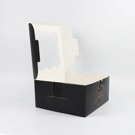 8inch Cake Window Craft Gift Food Packaging Catering Paper Box