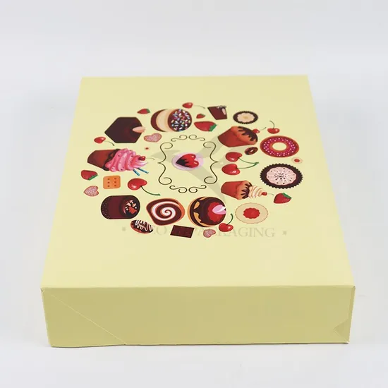 Custom Private Logo Cake Corrugated Cardboard Paper Packaging Box