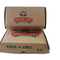 Disposable Corrugated Cardboard Flute F Food Packaging Lunch Hamburger Box