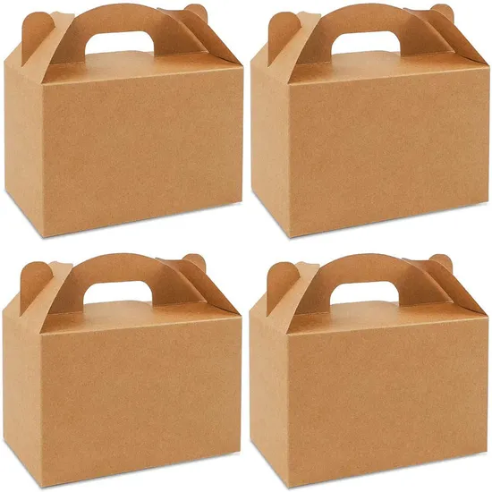 Folding Window Drawer Packaging Kraft Paper Gift Box Tea Dessert Food Biscuit Cookies Bread Pizza Pie Cake Box