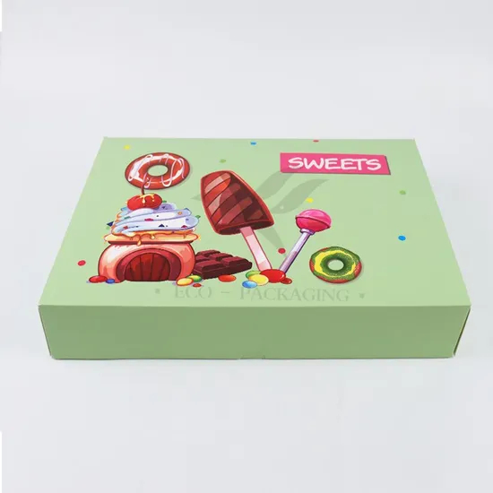6inch Biodegradable Packing Cake Food Gift Brown Cardboard Paper Box with Custom Logo