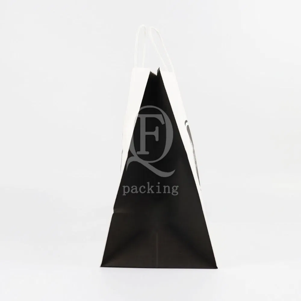 Wholesale Custom Printing Luxury Personalized Multi-Color Degradable Eco-Friendly Recyclable Shopping Gift Fruit Food Packaging Kraft White Card Paper Bag